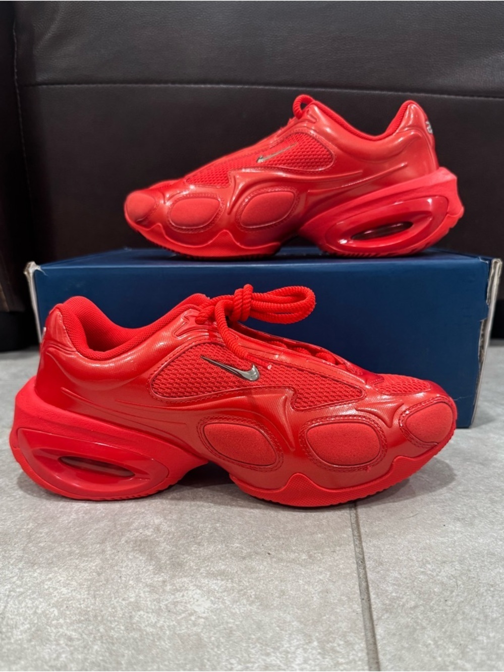 Size 7- Nike Air Max Muse Habanero Red FV1920-601 - Picture 1 of 7